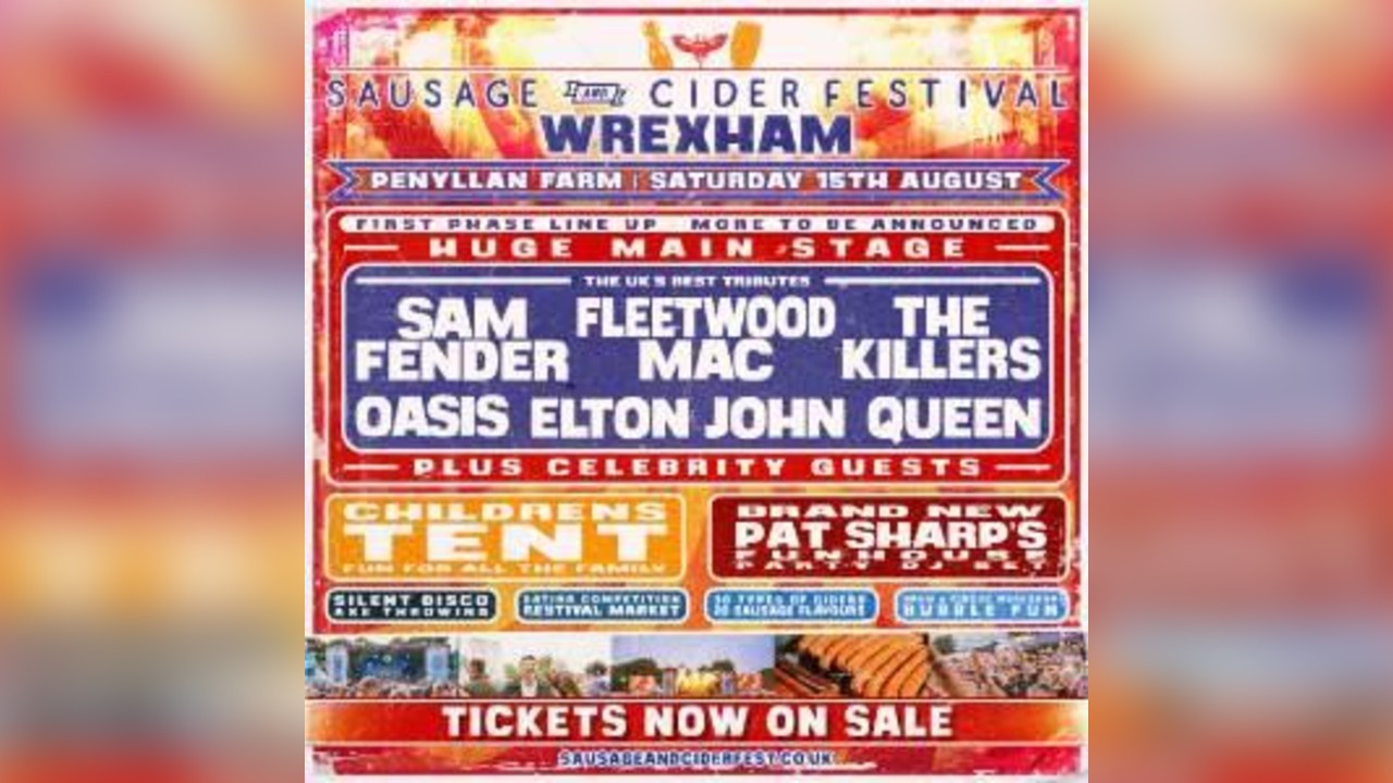 Sausage and Cider Festival - Wrexham 2026