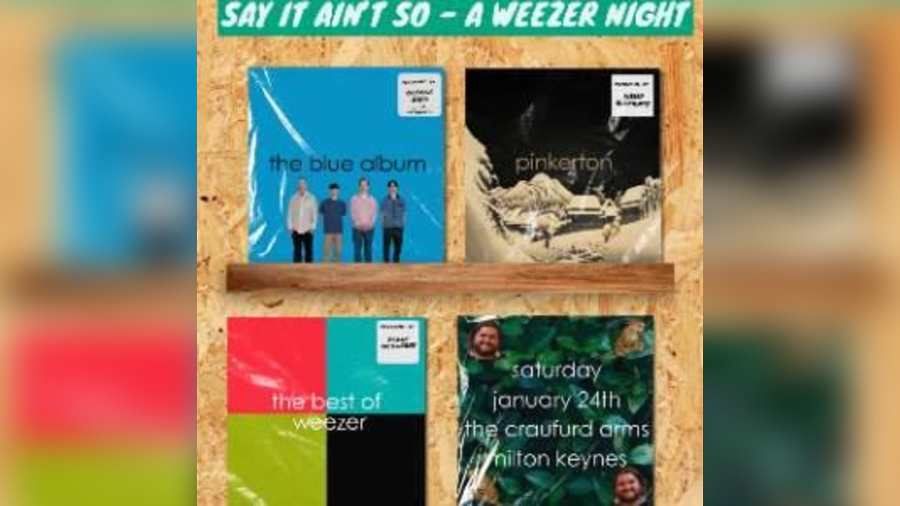 Say it Aint So - Weezer tribute night!