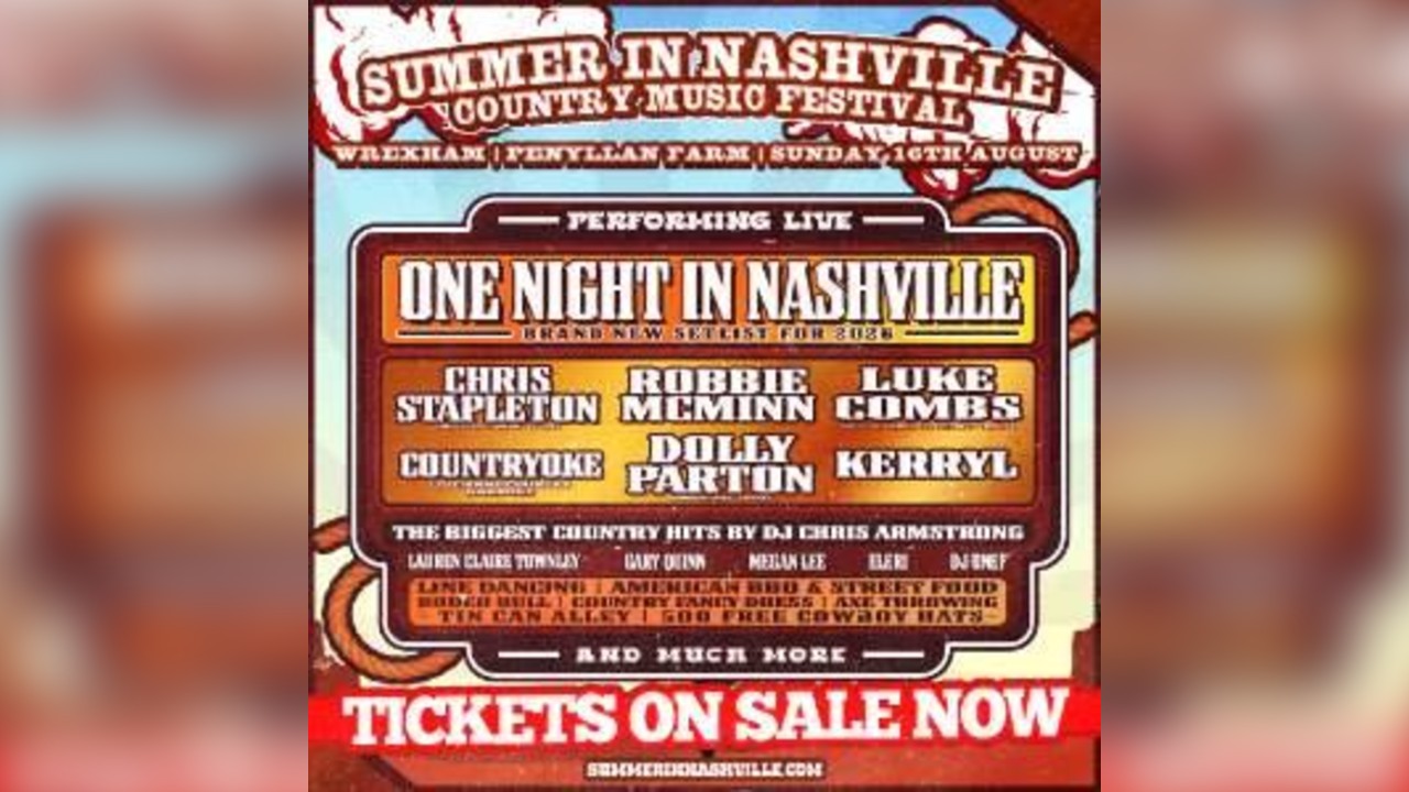 Summer In Nashville - Wrexham 2026