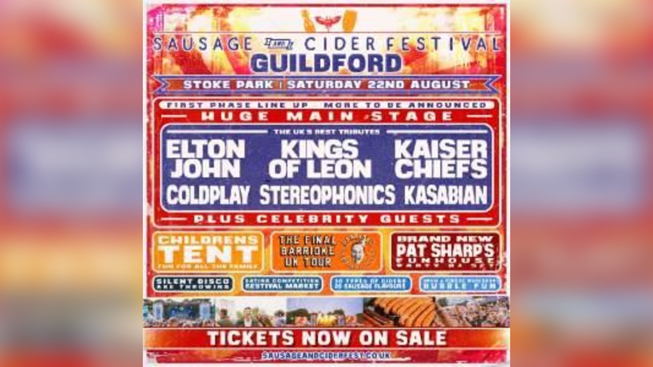 Sausage and Cider Festival - Guildford 2026