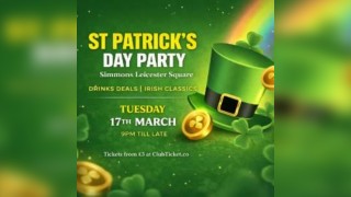 St Patrick's Day at Simmons Leicester Square