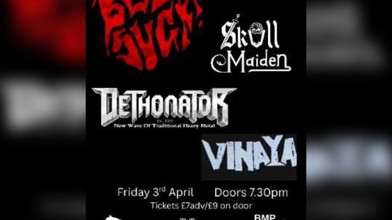 Bldsugr!, Skull Maiden, Dethonator, and Vinaya