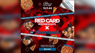 RED CARD Wednesday x DOMINO'S