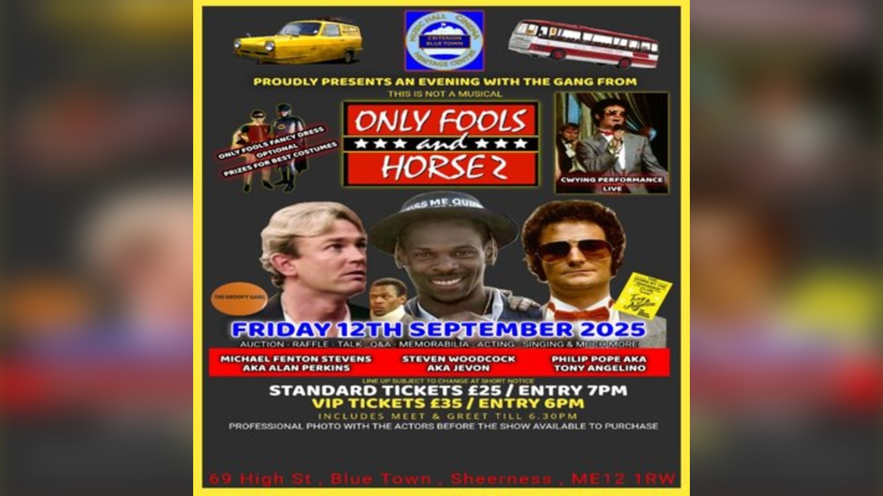 An Evening show With the gang from Only Fools and Horsez