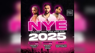 NYE 2025 - R&B, Reggaeton, Latin, Tech House @ EGG LDN