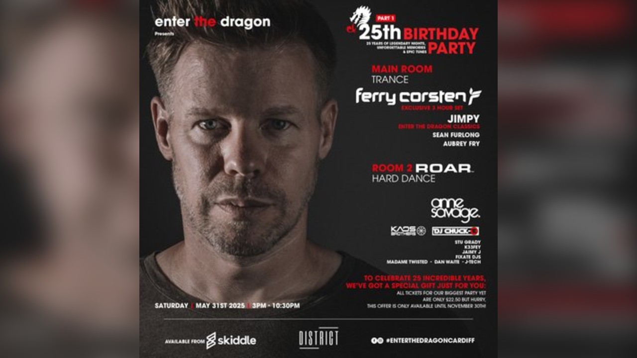 Enter The Dragon 2025 - 25th Birthday Party