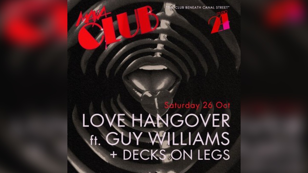 HALLOWEEN TAKEOVER: GUY WILLIAMS (LOVE HANGOVER) - FREE Tickets