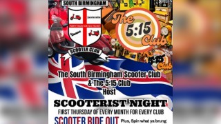 Scooterist Ride Out Club Night