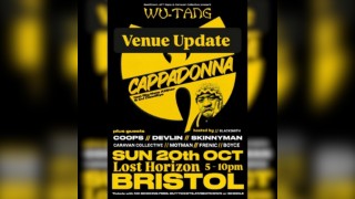 Bristol Hip Hop Extravaganza Cappadonna, Devlin, Skinnman, Coops