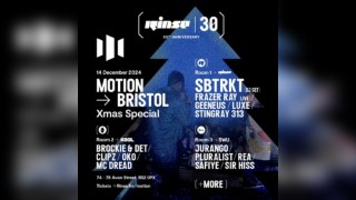 In:Motion Presents - 30 Years of Rinse FM: SBTRKT, Frazer Ray ++