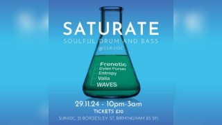 Saturate Events presents Frenetic + more @ SUKi10c - 29/11/24