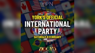 York's Official International Party - Sat 8th Feb at Ziggys