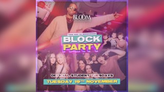 Block Party : Tuesday 19th Novemeber