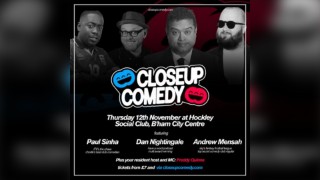 CLOSEUP COMEDY at Hockley Social w/ Paul Sinha & Dan Nightingale