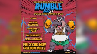 RUMBLE 360° - DJs in middle of dancefloor - Garage & Bass