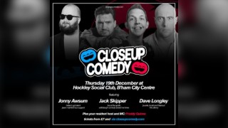 CLOSEUP COMEDY at Hockley Social w/ Jonny Awsum & Jack Skipper