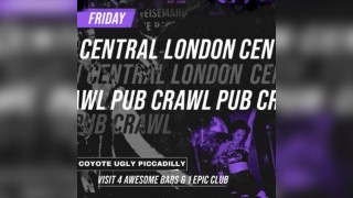 1BNO CENTRAL LONDON PUB CRAWL - EVERY Friday