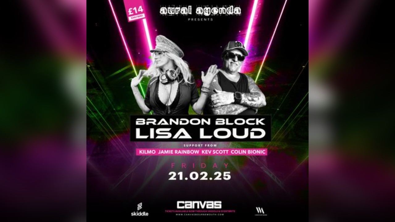 Aural Agenda presents Brandon Block & Lisa Loud