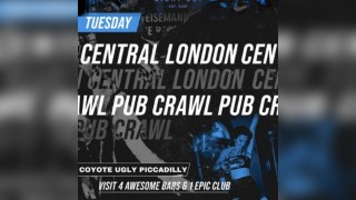 1BNO CENTRAL LONDON PUB CRAWL - EVERY Tuesday