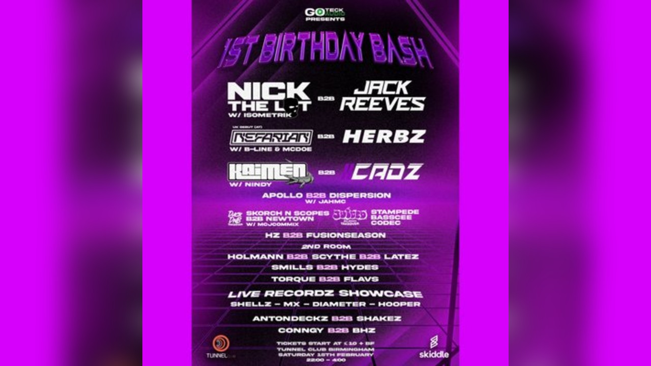 GOTECK AUDIO Presents: [1ST BIRTHDAY BASH]