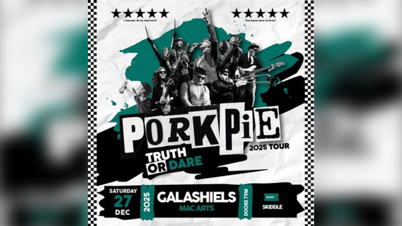 PorkPie Live plus DJ's Christmas Special at MacArts, Galashiels