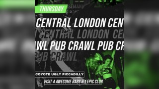 1BNO CENTRAL LONDON PUB CRAWL - EVERY Thursday