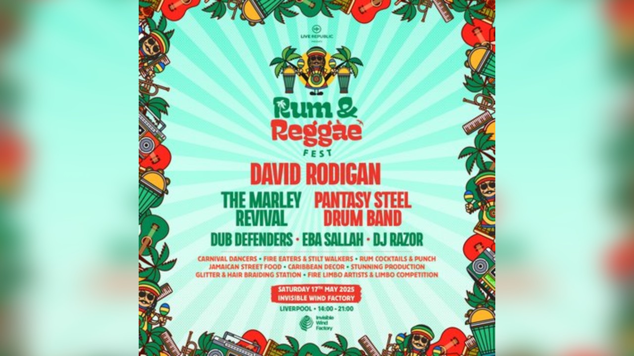 Rum & Reggae Festival 2025 | IWF Liverpool | LAST 50 TICKETS