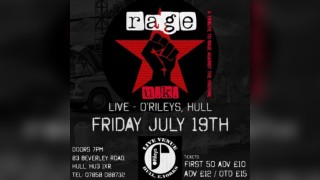Rage UK - RATM Tribute plus support tba