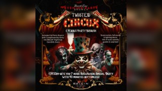 Twisted Circus Halloween Special Evening Party Brunch