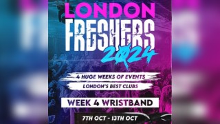 London Freshers 2024 // Week Four