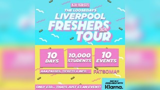 The Loosedays Liverpool Freshers Tour