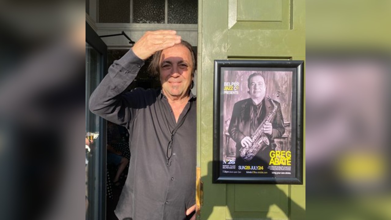 The Belper Jazz Company presents Greg Abate at No28, Belper.