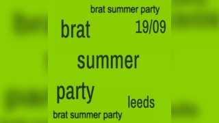 Brat Summer Party