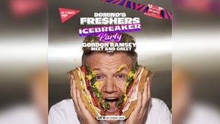 Domino's Freshers Icebreaker Party w/ Gordon Ramsey Impersonator