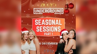 Underground Fridays at Ziggys SEASONAL SESSIONS 1 - 6th December