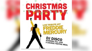 Christmas Party Night with live Freddie Mercury Act