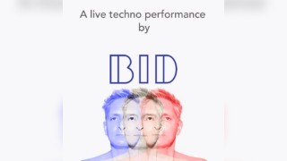 A live techno performance by electronic musician BID