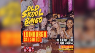 Old Skool Bingo Sat 5th Oct Edinburgh