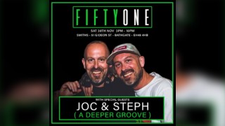 51 with special guests Joc & Steph ( A Deeper Groove )