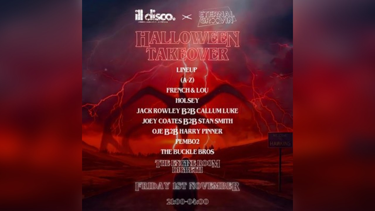 ILL DISCO x ETERNAL GROOVIN : HALLOWEEN SPECIAL