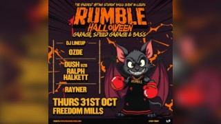 RUMBLE Halloween w/ OZDE - Garage, Speed Garage & Bass