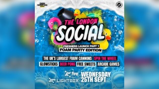 The London Social - Foam Party Launch Night - Every Wednesday