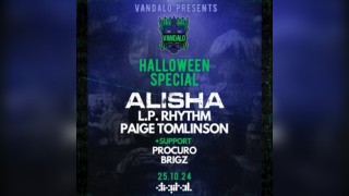 Vandalo Halloween: w/ ALISHA, L.P. Rhythm & Paige Tomlinson