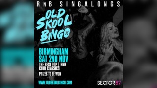 Old Skool Bingo Sat 2nd Nov Birmingham