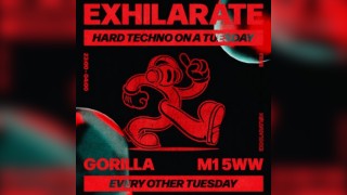 Exhilarate // HARD TECHNO ON A TUESDAY // GORILLA, MANCHESTER