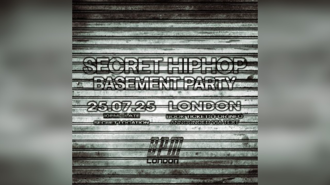 Secret Hiphop Basement Party