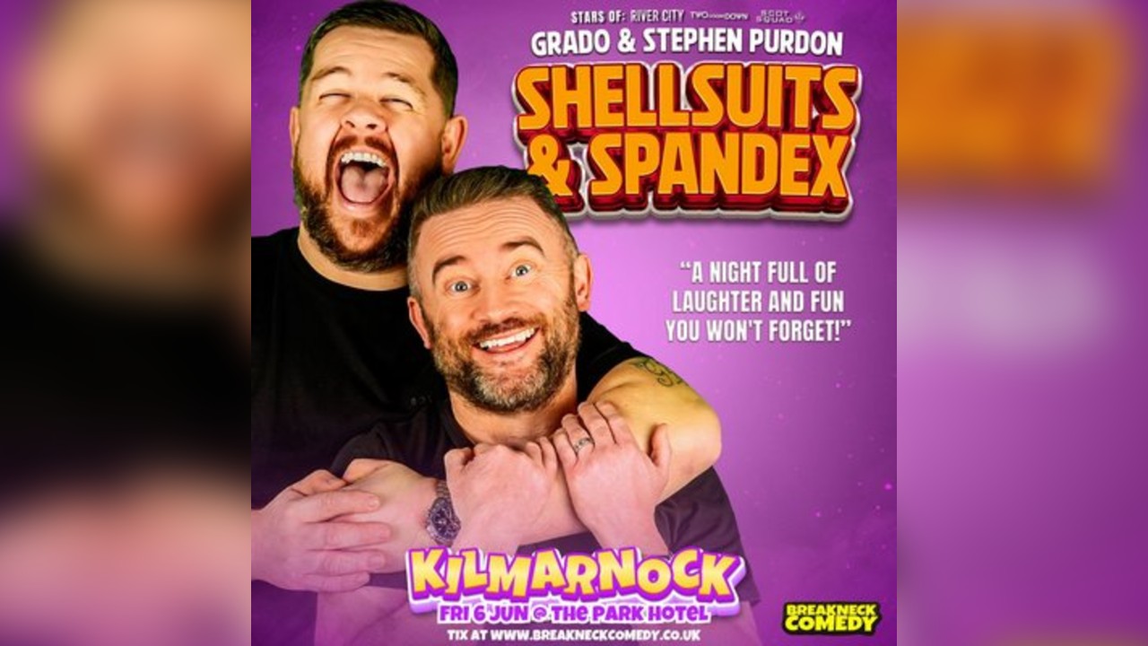 SHELLSUITS AND SPANDEX : GRADO & STEPHEN PURDON : Live