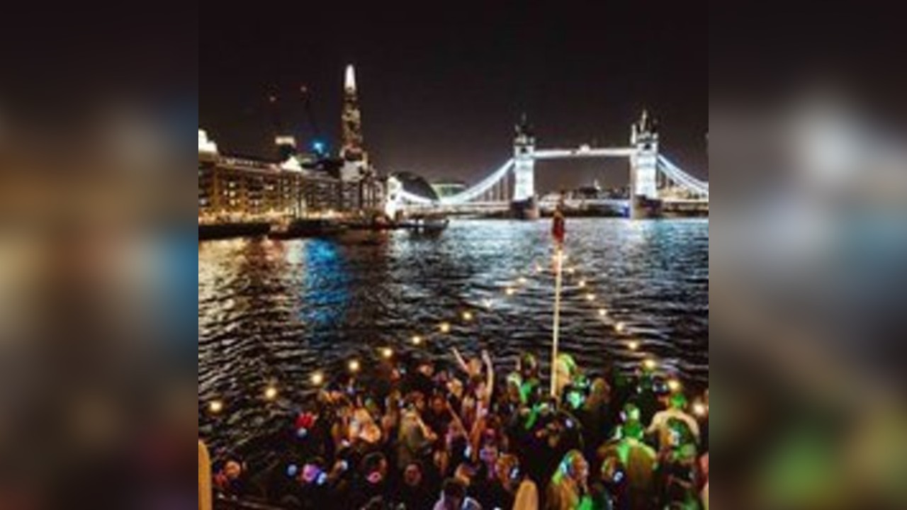 Silent disco boat party London