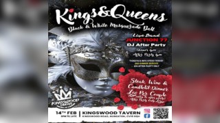 Kings and Queens Black and White Masquerade Ball