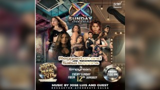 The Sunday X-Perience . Happy Hour 4-8pm Free entry B4 8pm